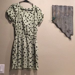 Mint green ballon dress